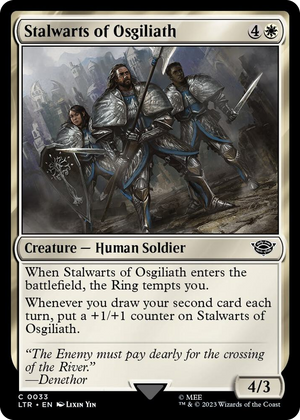 0033 Stalwarts of Osgiliath C Universes Beyond: The Lord of the Rings: Tales of Middle-earth