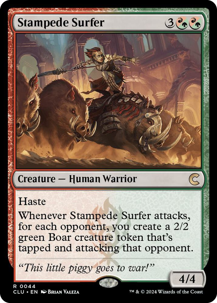 0044 Stampede Surfer R Ravnica: Clue Edition