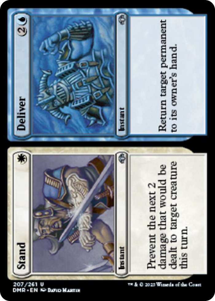 Stand // Deliver #207 U - Dominaria Remastered Pokemon card