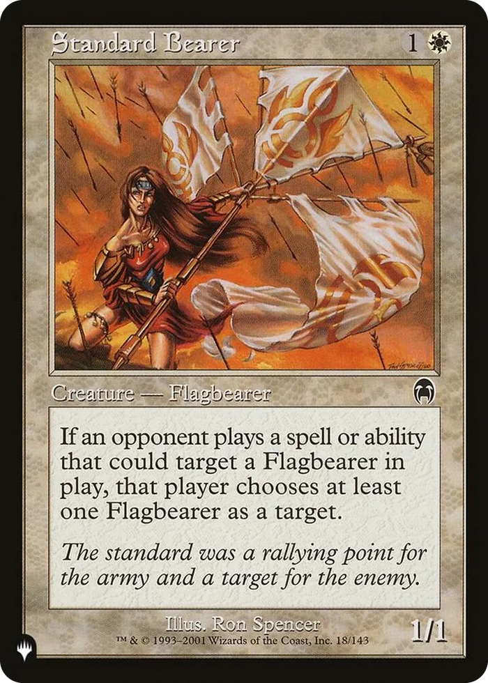 0018 Standard Bearer C The List Reprints
