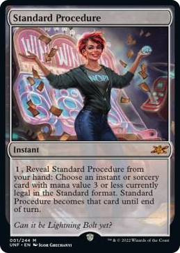 0001 Standard Procedure M Unfinity