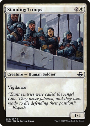 0025 Standing Troops C Duel Decks: Elspeth vs. Kiora