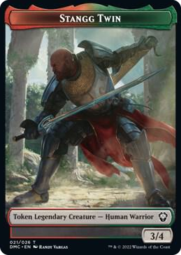 0021 Stangg Twin Token T Commander: Dominaria United