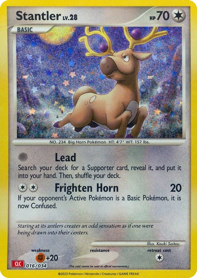 0016 Stantler Classic Collection Trading Card Game Classic