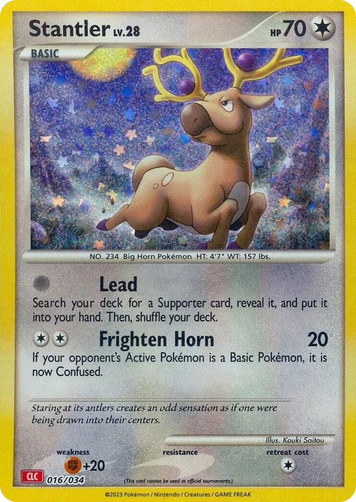 0016 Stantler Classic Collection Trading Card Game Classic
