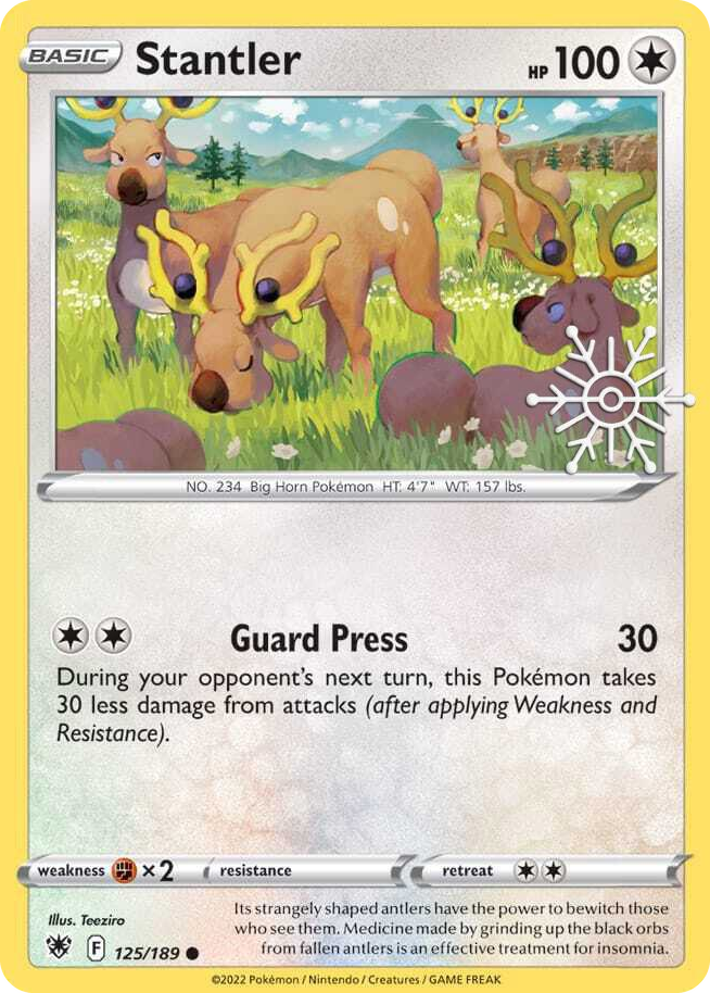 0125 Stantler - 125/189 (Holiday Calendar) Common Miscellaneous Cards & Products