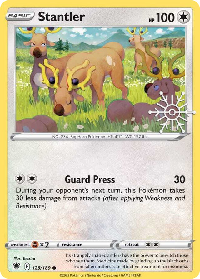 0125 Stantler - 125/189 (Holiday Calendar) Common Miscellaneous Cards & Products