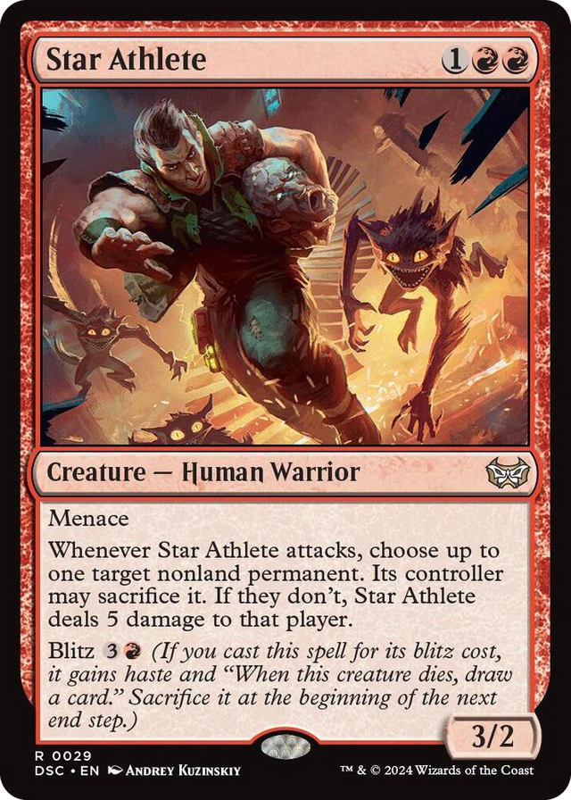 0029 Star Athlete R Commander: Duskmourn: House of Horror