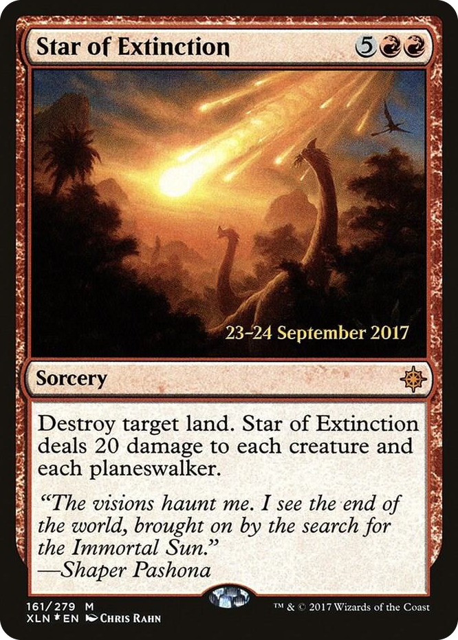 0161 Star of Extinction M Prerelease Cards