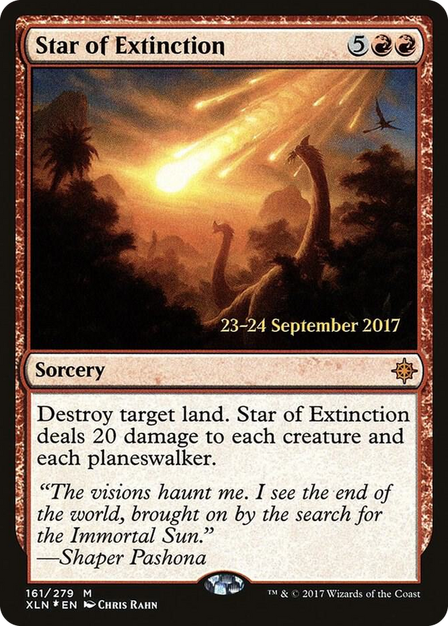 0161 Star of Extinction M Prerelease Cards