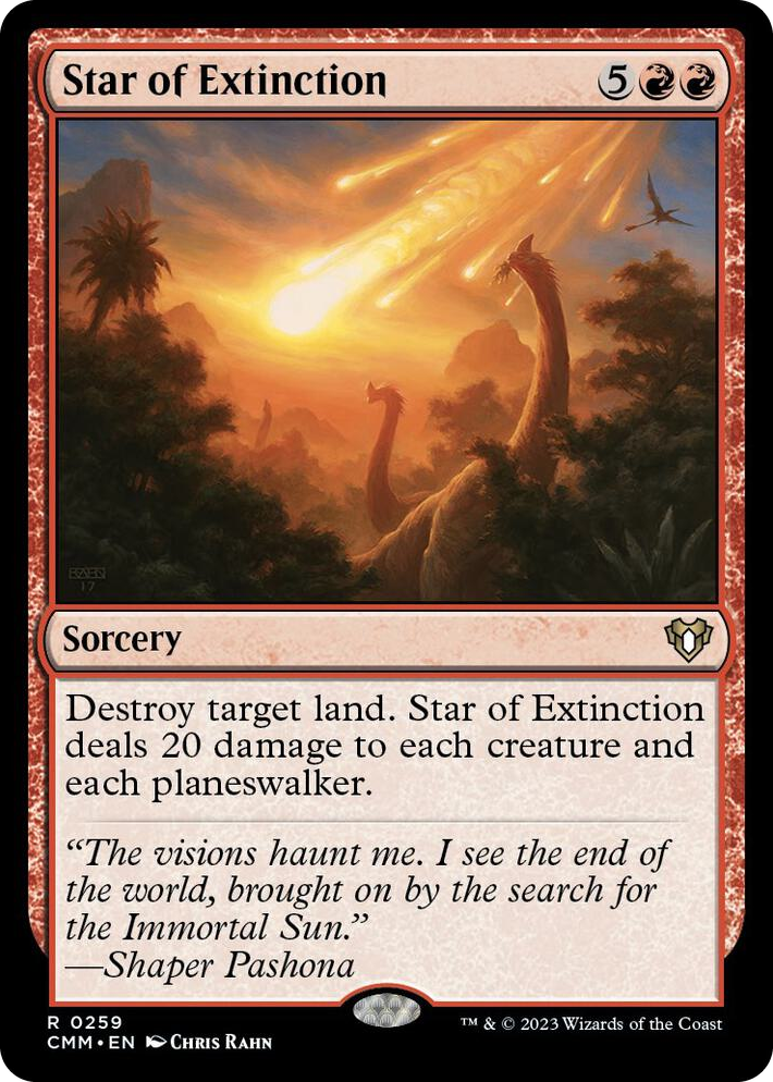 0259 Star of Extinction R Commander Masters