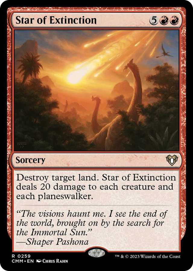 0259 Star of Extinction R Commander Masters