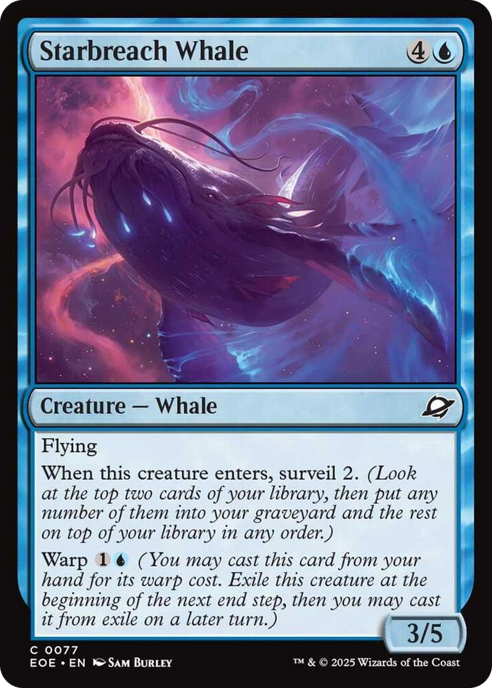 Starbreach Whale #77 C - Edge of Eternities Pokemon card