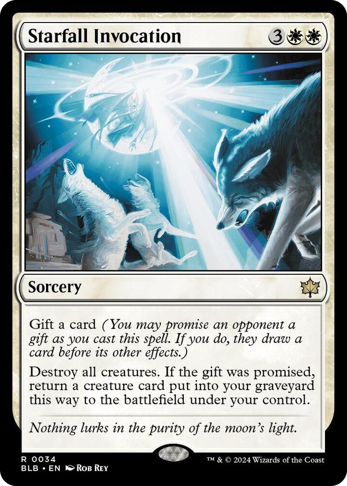 0034 Starfall Invocation R Bloomburrow