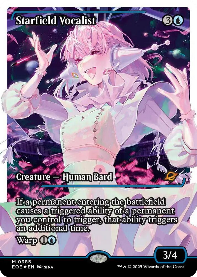 0385 Starfield Vocalist (Showcase) (Fracture Foil) M Edge of Eternities