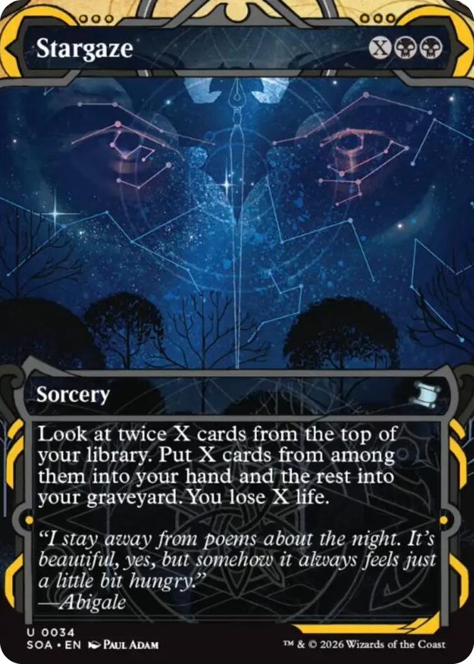 Stargaze #34 U - Secrets of Strixhaven: Mystical Archive Pokemon card