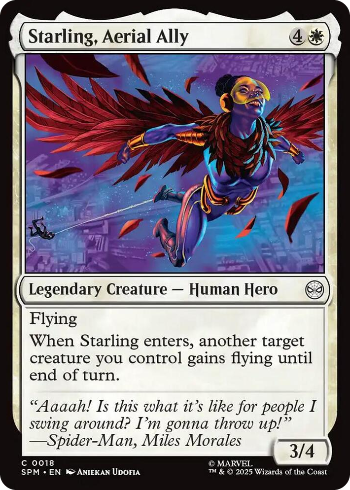 0018 Starling, Aerial Ally C Marvel's Spider-Man