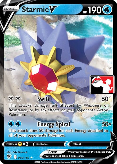 0030 Starmie V Ultra Rare Prize Pack Series Cards