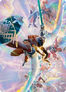 0008 Starnheim Unleashed Art Card (Gold-Stamped Signature) S Art Series: Kaldheim