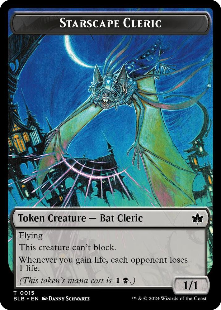 0015 Starscape Cleric Token T Bloomburrow