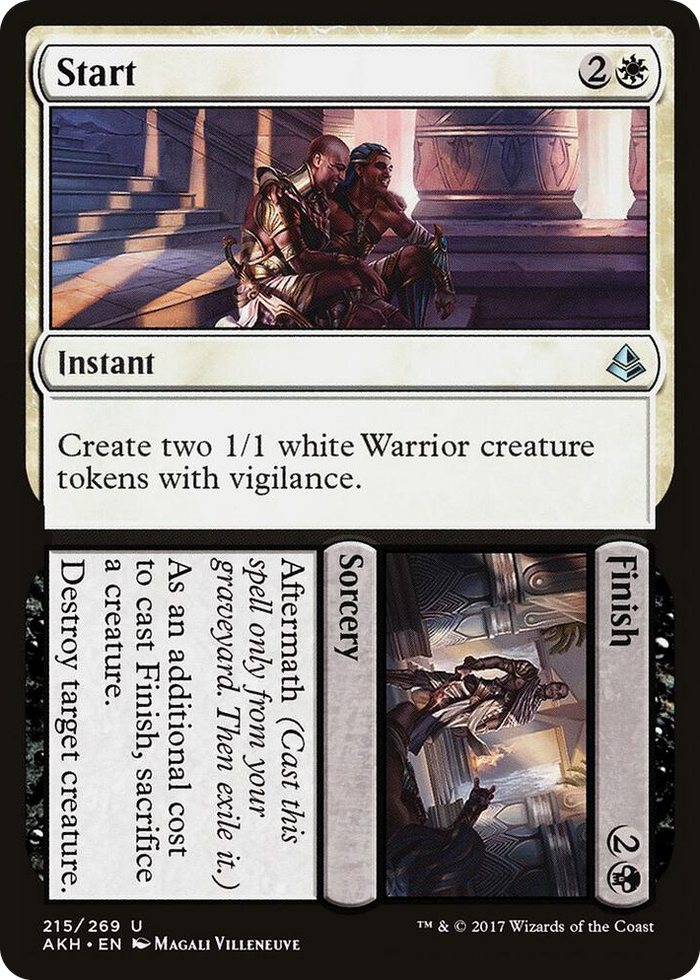 Start // Finish #215 U - Amonkhet Pokemon card