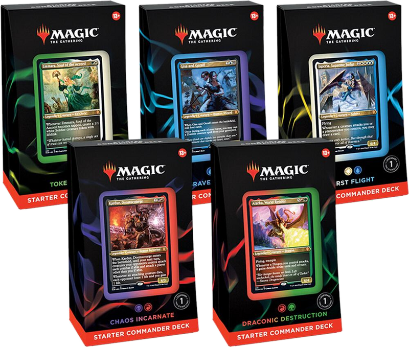 Starter Commander Deck - Set of 5 - Starter Commander Decks sealed product