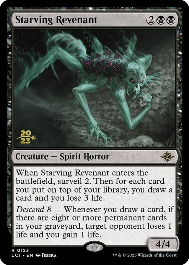 0123 Starving Revenant R Prerelease Cards