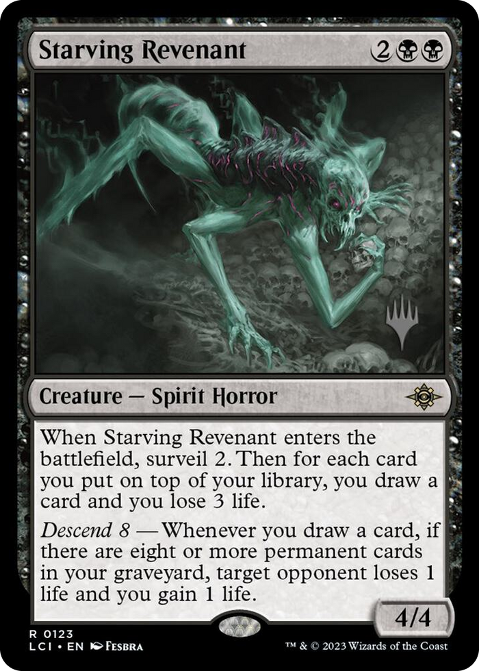 Starving Revenant #123 R - Promo Pack: The Lost Caverns of Ixalan Pokemon card