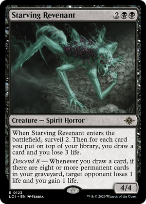 0123 Starving Revenant R The Lost Caverns of Ixalan