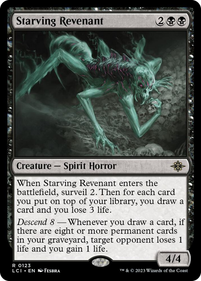 0123 Starving Revenant R The Lost Caverns of Ixalan