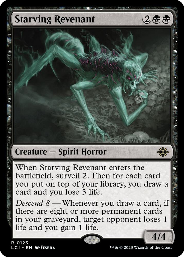 Starving Revenant #123 R - The Lost Caverns of Ixalan Pokemon card