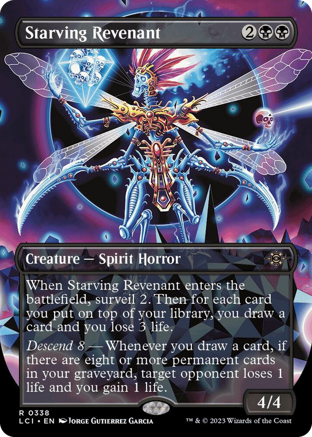 0338 Starving Revenant (Borderless) R The Lost Caverns of Ixalan