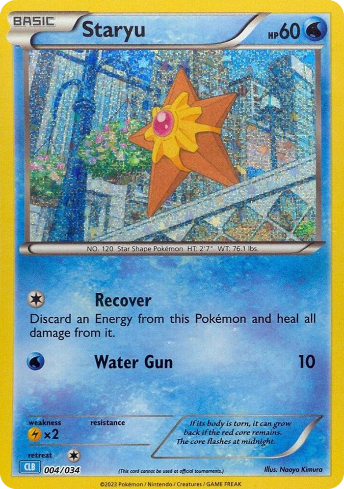 0004 Staryu Classic Collection Trading Card Game Classic