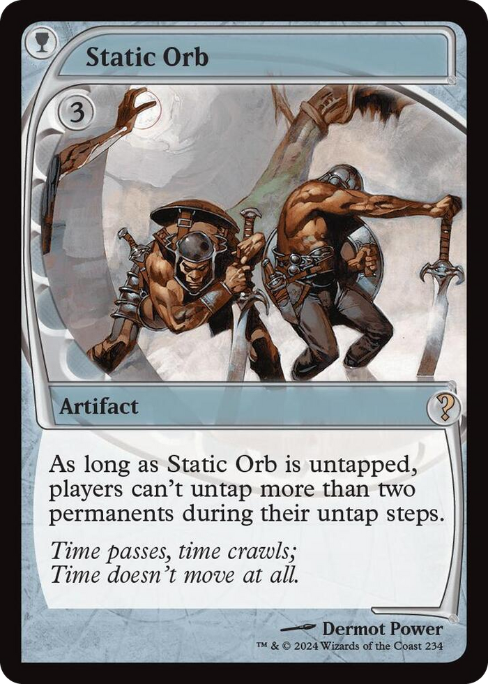 Static Orb (Future Sight) #234 R - Mystery Booster 2 Pokemon card