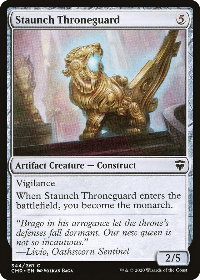 0344 Staunch Throneguard C Commander Legends