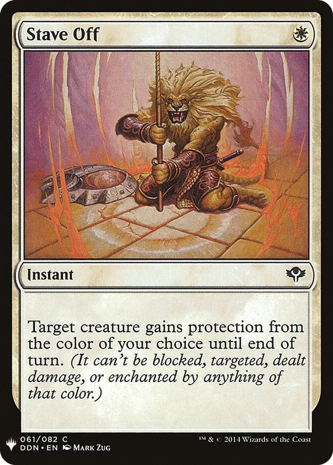 Stave Off #61 C - The List Reprints Pokemon card