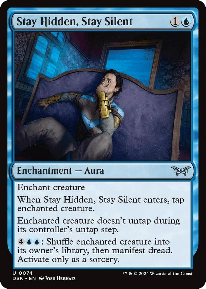 Stay Hidden, Stay Silent (0074) #74 U - Duskmourn: House of Horror Pokemon card
