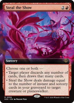 0336 Steal the Show (Extended Art) R Secrets of Strixhaven