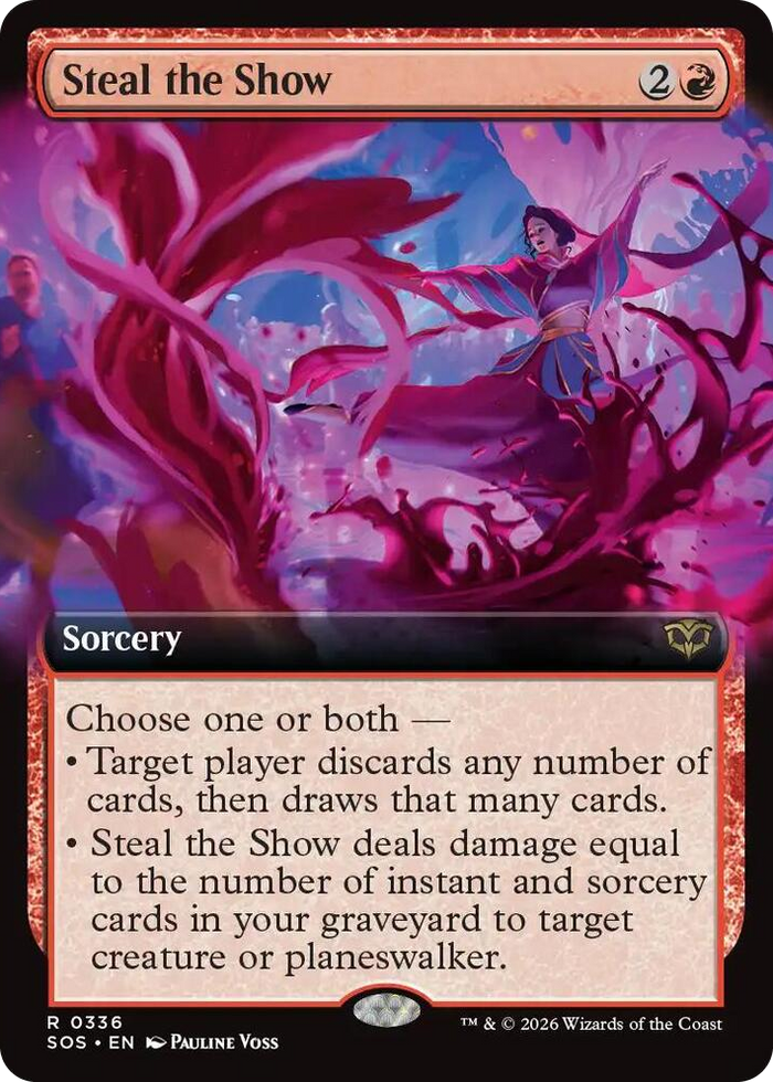 Steal the Show (Extended Art) #336 R - Secrets of Strixhaven Pokemon card