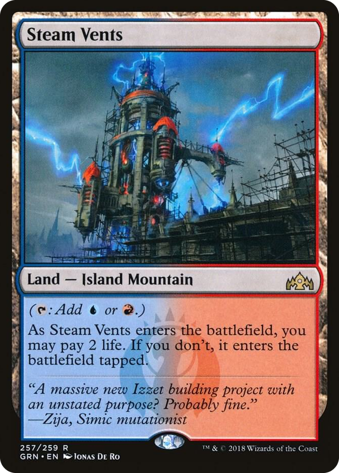 0257 Steam Vents R Guilds of Ravnica