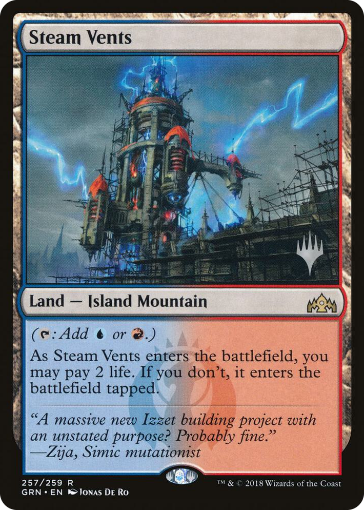 0257 Steam Vents R Promo Pack: Throne of Eldraine