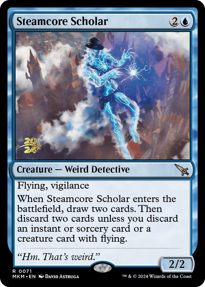 0071 Steamcore Scholar R Prerelease Cards