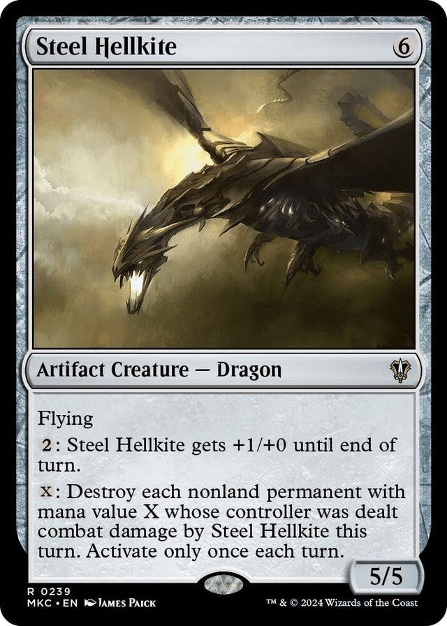 0239 Steel Hellkite R Commander: Murders at Karlov Manor