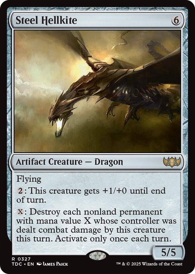0327 Steel Hellkite R Commander: Tarkir: Dragonstorm