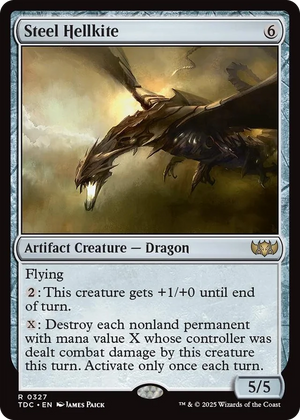 0327 Steel Hellkite R Commander: Tarkir: Dragonstorm
