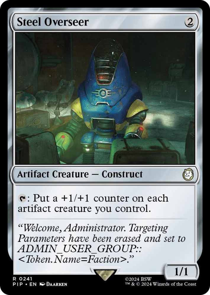 0241 Steel Overseer R Universes Beyond: Fallout
