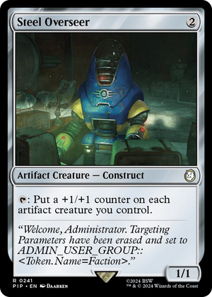 0241 Steel Overseer R Universes Beyond: Fallout