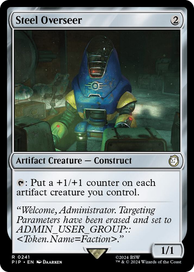 0241 Steel Overseer R Universes Beyond: Fallout