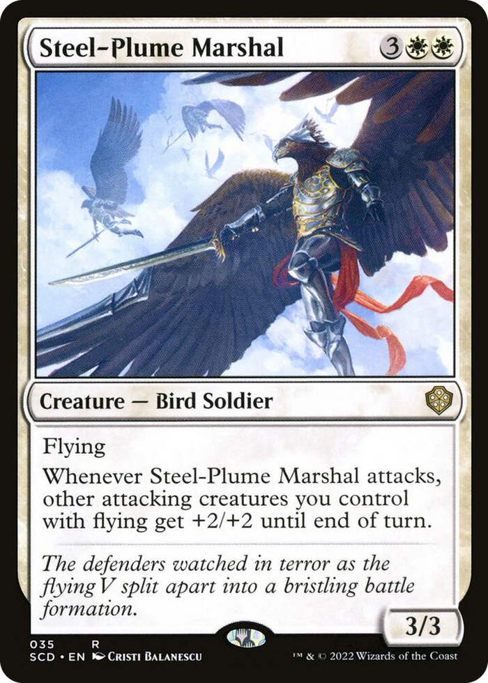 Steel-Plume Marshal #35 R - Starter Commander Decks Pokemon card