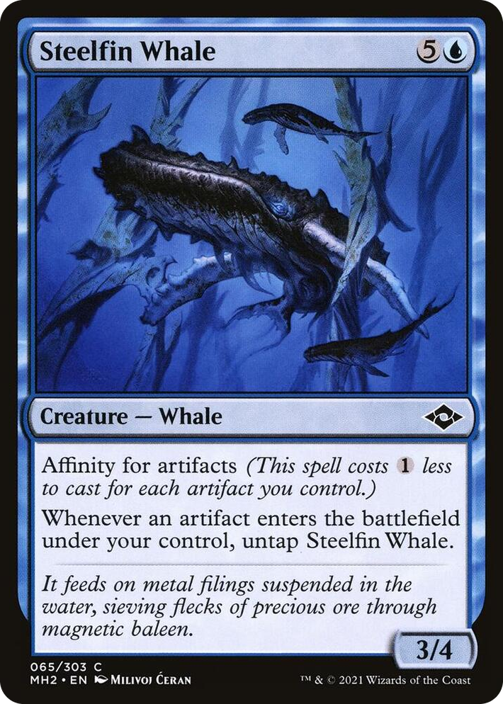0065 Steelfin Whale C Modern Horizons 2